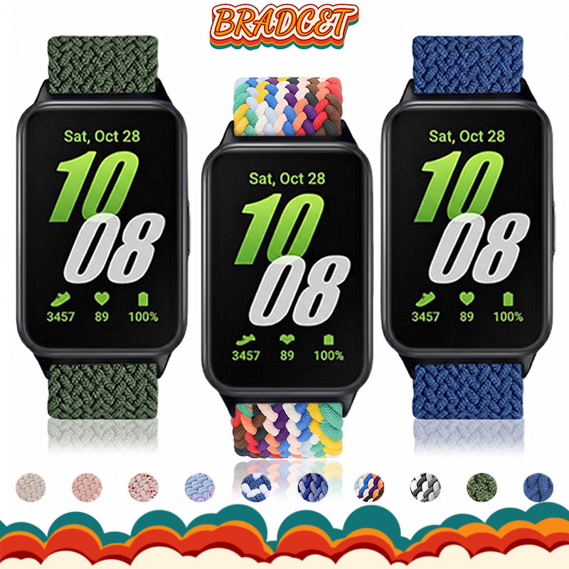 Pulseira Nailon Elástico Para Relógio Smartwatch Samsung Galaxy Fit 3 Strap De