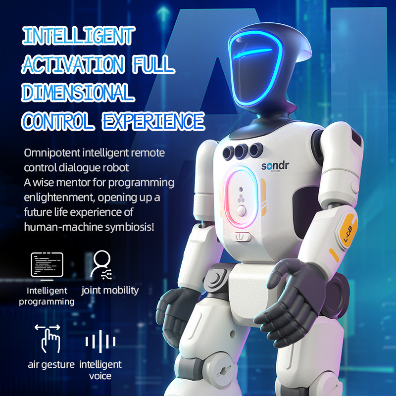 Robô de voz inteligente, controle remoto de gestos, dança musical, modelo de robô de brinquedo elétrico infantil, o melh