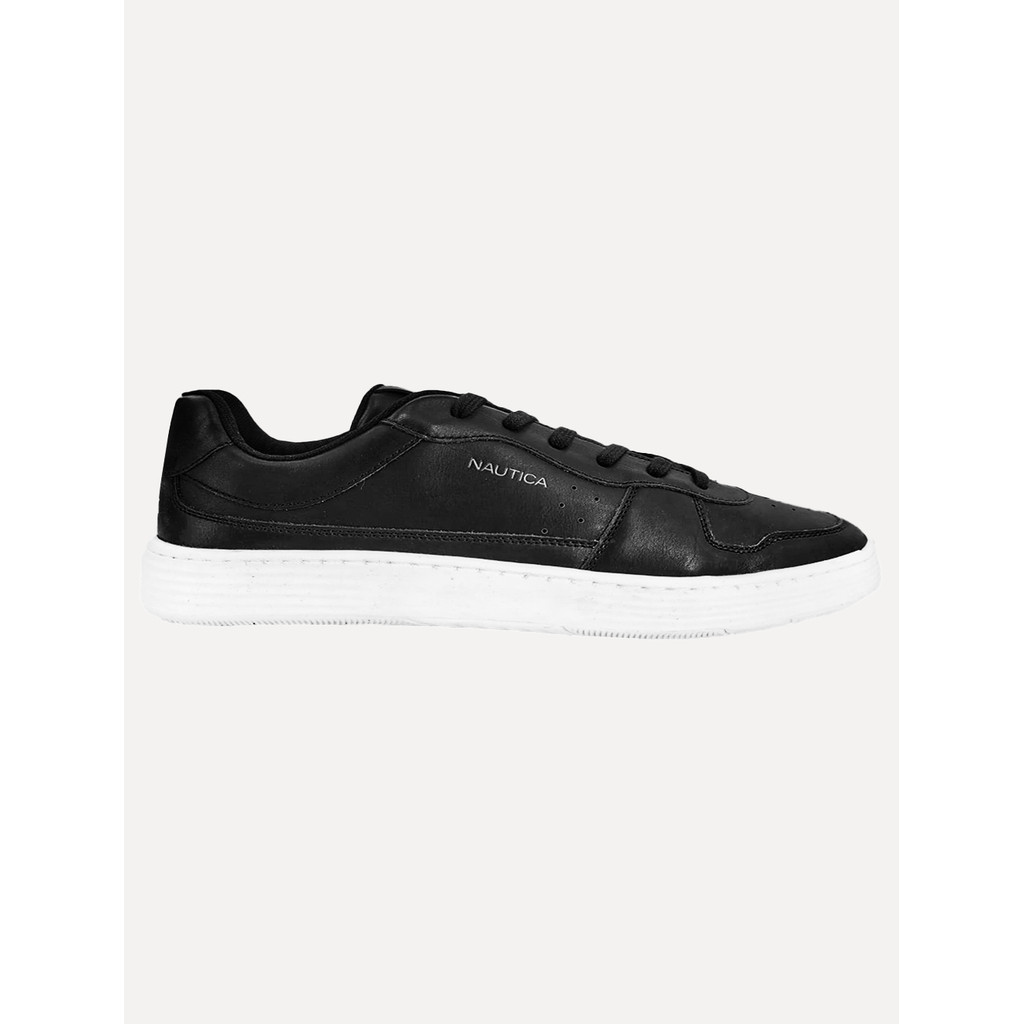 Tênis Nautica Masculino Firenze Impulse Couro Preto