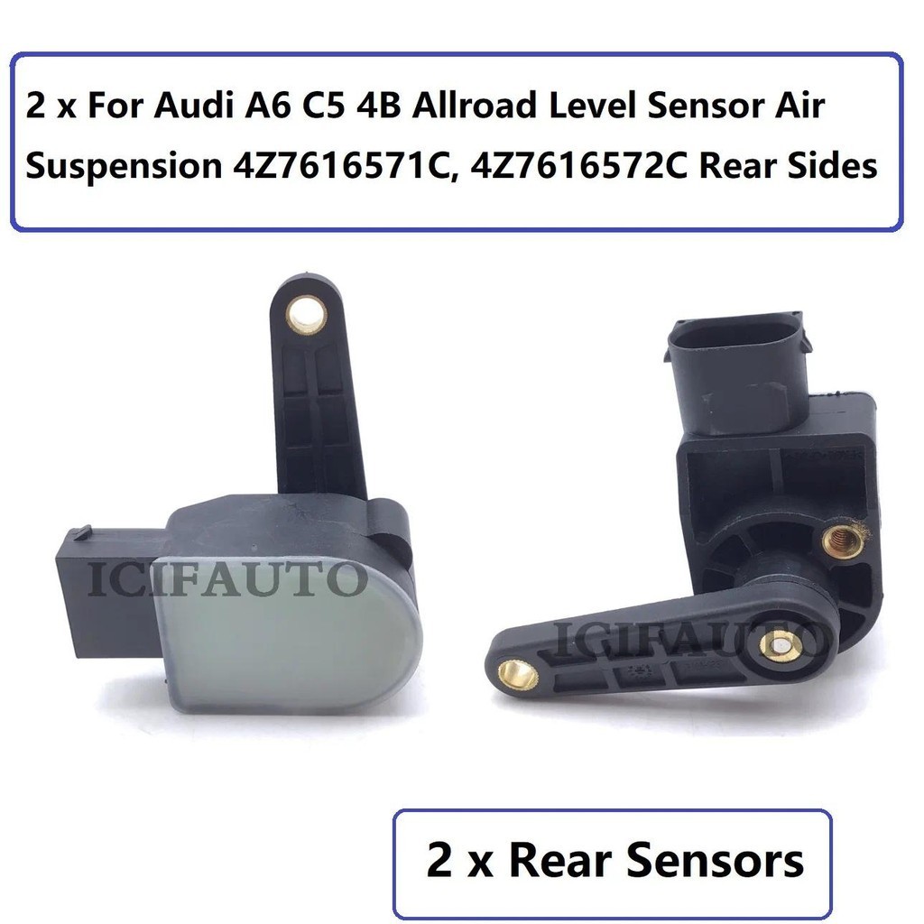 1/2 Peças Para Audi A6 C5 4B Allroad Traseiro Sensor De Alto Nível Suspensão A Ar OE # 4Z7616571C , 4Z7616572C , 4Z7 616
