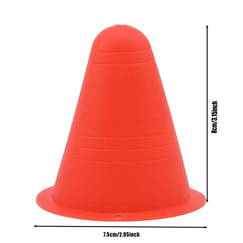 Novo Parque De Treinamento De Agilidade De Futebol Usando Patins Cone Obstáculos Amarelo Rolo De Patinação No Gelo Chuta