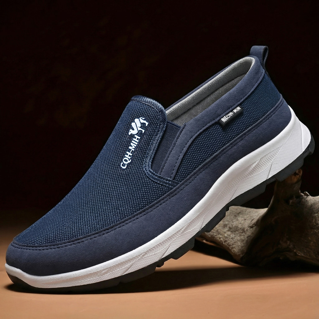 Sapatos masculinos primavera novo estilo velho pequim sapatos de pano sapatos masculinos de meia-idade idosos sapatos ca