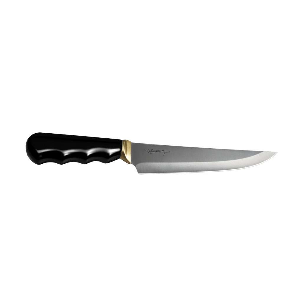 Faca 9" Cabo Acrílico Preto Estojo de Madeira Zakharov
