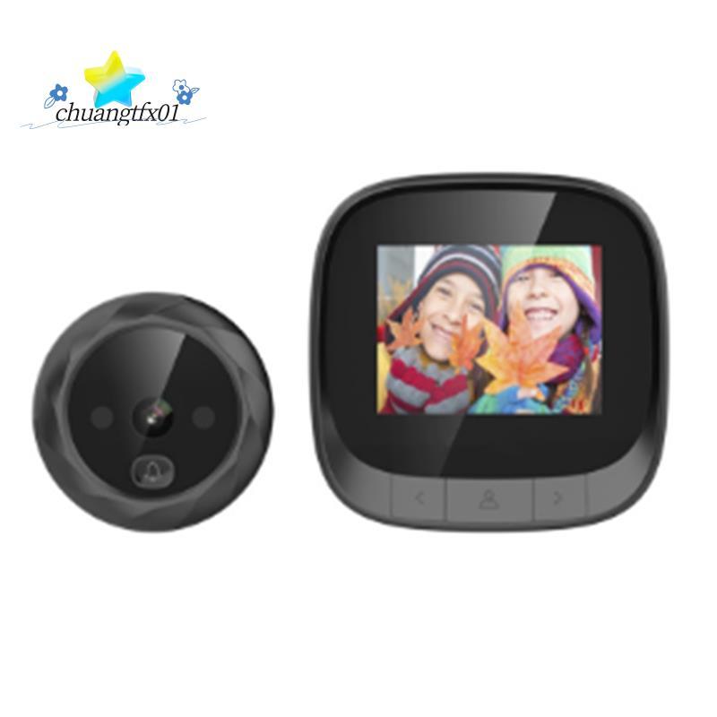 [Promover C] Visualizador De Porta Digital Gravação IR Night Door Olho Mágico Câmera Campainha Da