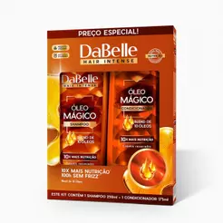 Kit Shampoo 250ml e Condicionador 175ml Óleo Mágico - DaBelle Hair