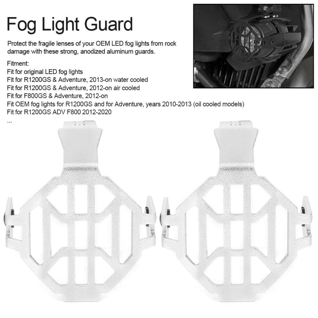 Fingerstyle-BR 2 peças protetor de lâmpada de neblina para motocicleta capa protetora de farol de neblina adequado para