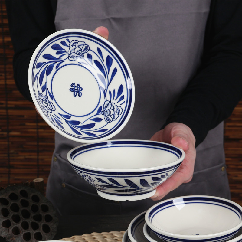 Underglaze cor tigela de cerâmica chinesa pequena tigela de vinho criativo lanche tigela tempero pote quente tempero tig