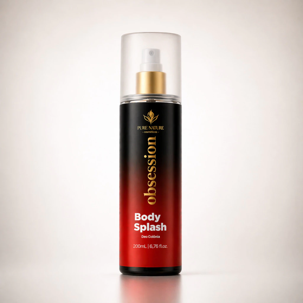Body Splash Desodorante Colônia 200ml Longa Duração Pure Nature Inspiração