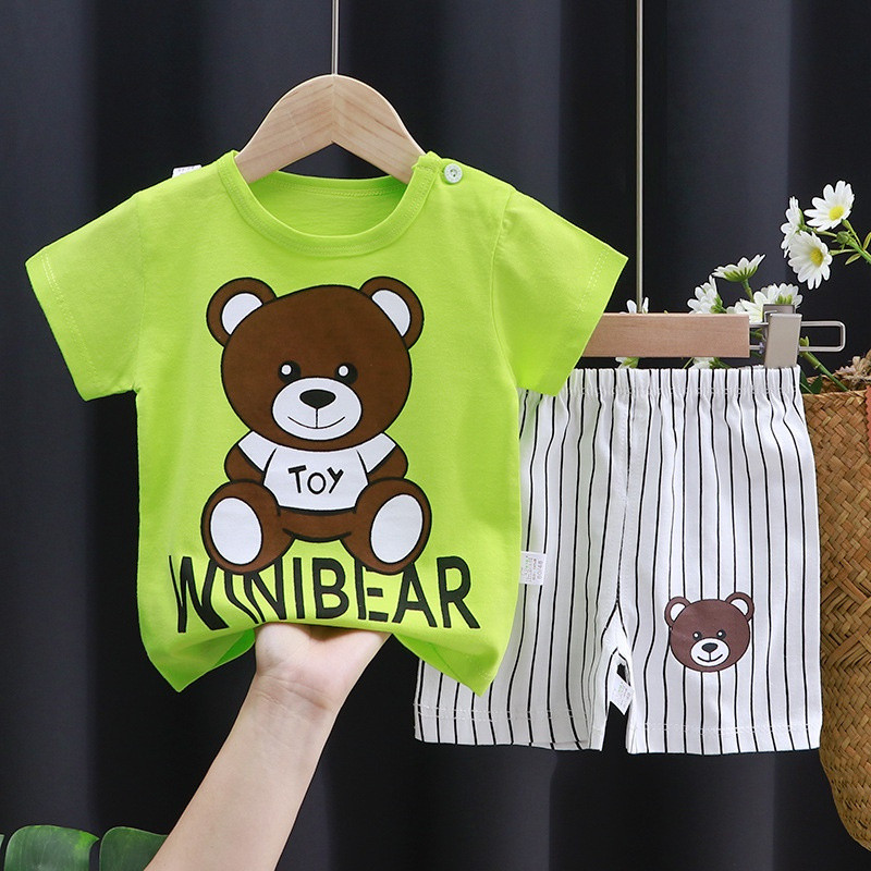 Roupas Infantis, Roupas Infantis de Manga Curta, Roupas para Uso Doméstico