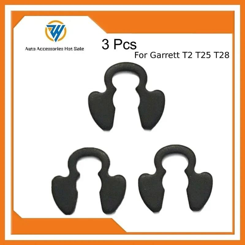 3 Pçs Turbocompressor Atuador Wastegate Anel De Retenção De Aço Preto E-Clip Arruela Para Fixador De Eixo Garrett T2 T25