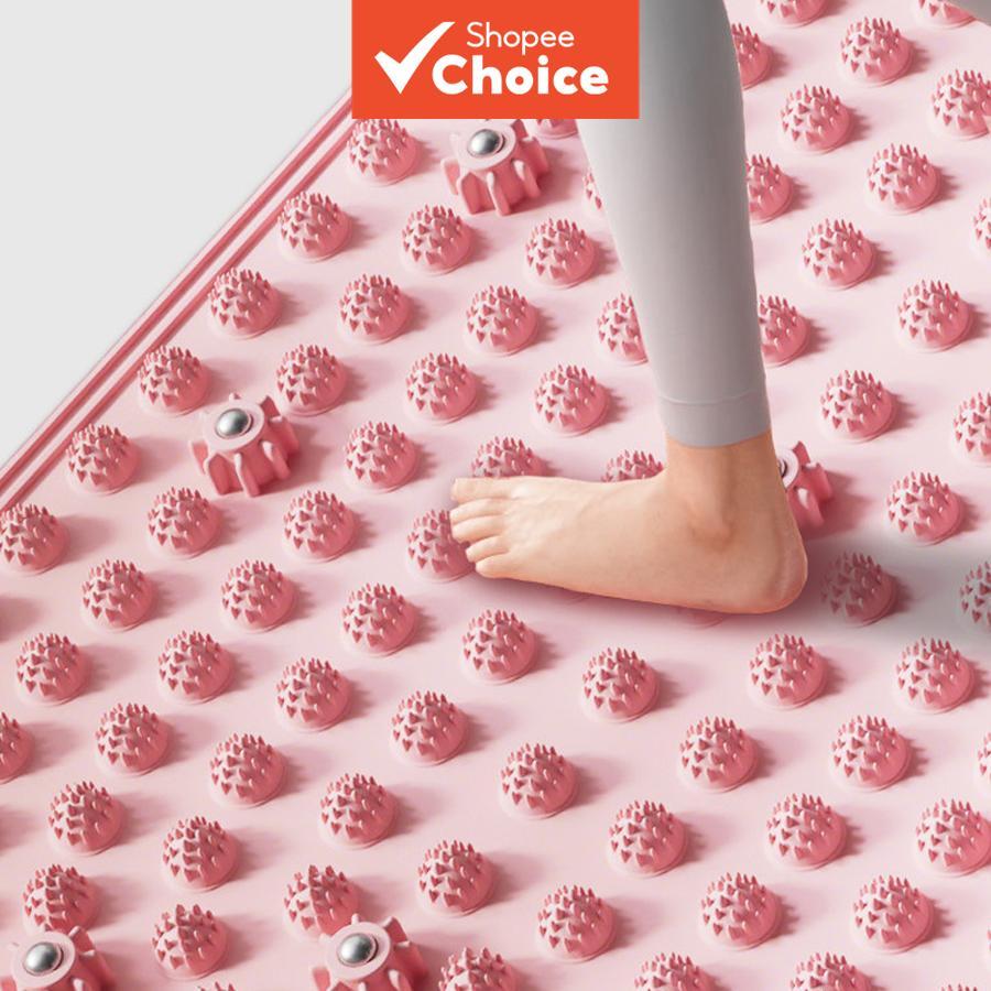 Tapete de Massagem para Pés em Silicone Líquido VMI—BOTOM Extra Longo 75x45cm Tapete de Acupressão para Uso com