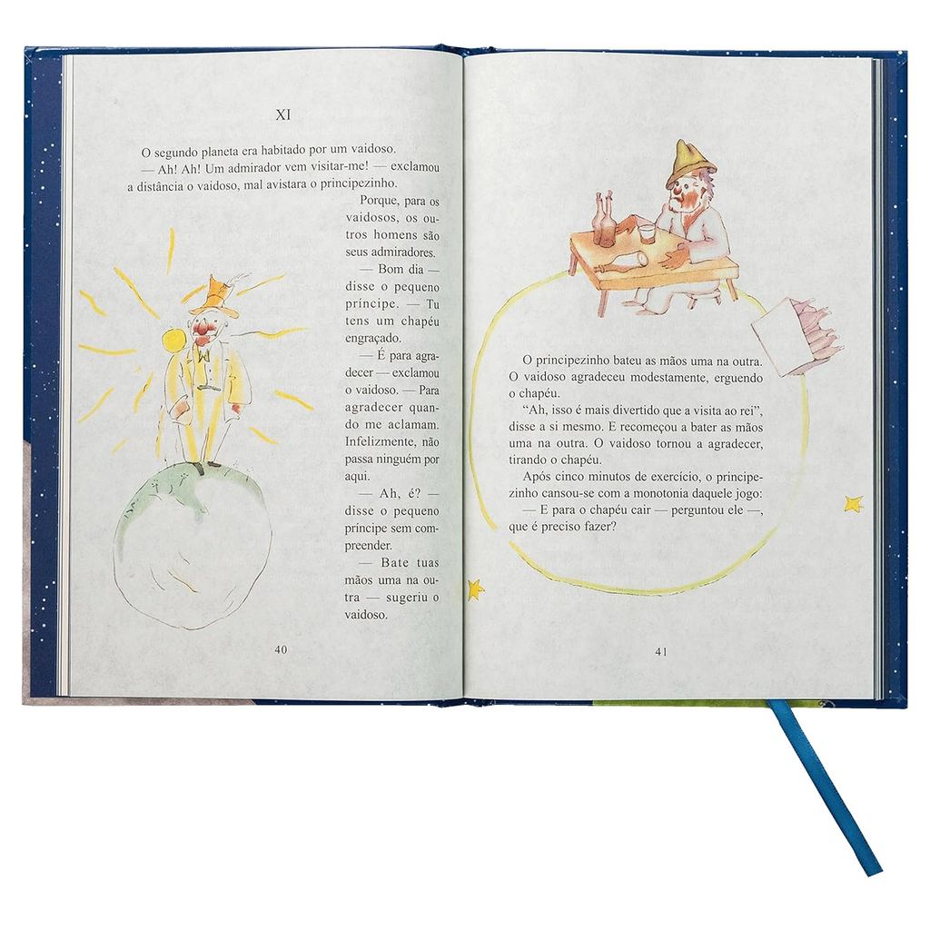 O Pequeno Príncipe | Edição de Luxo Com Capa Dura Almofadada e Aquarelas Originais do Autor