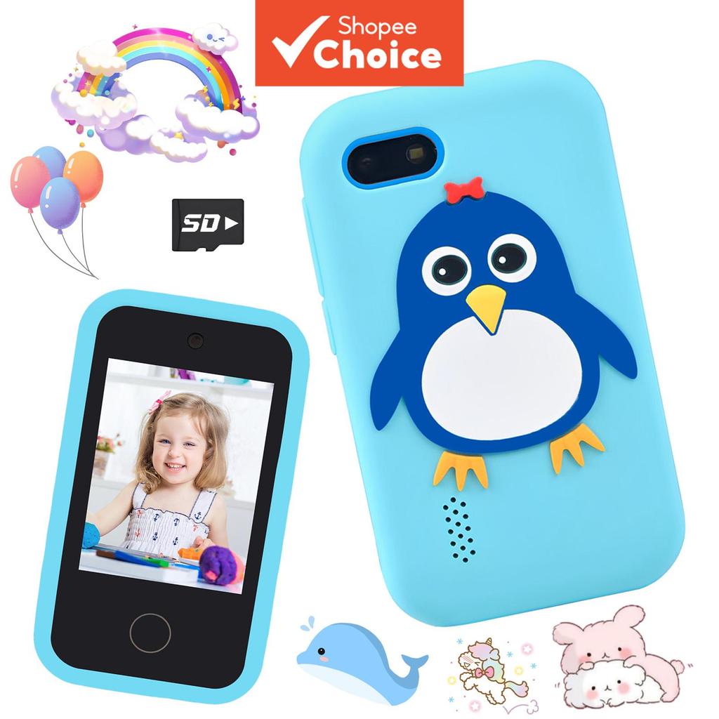 Smartphone de Aprendizagem Infantil, Excelente Presente Festivo para Crianças de 3 a 12 Anos, Celular de Toque Portátil