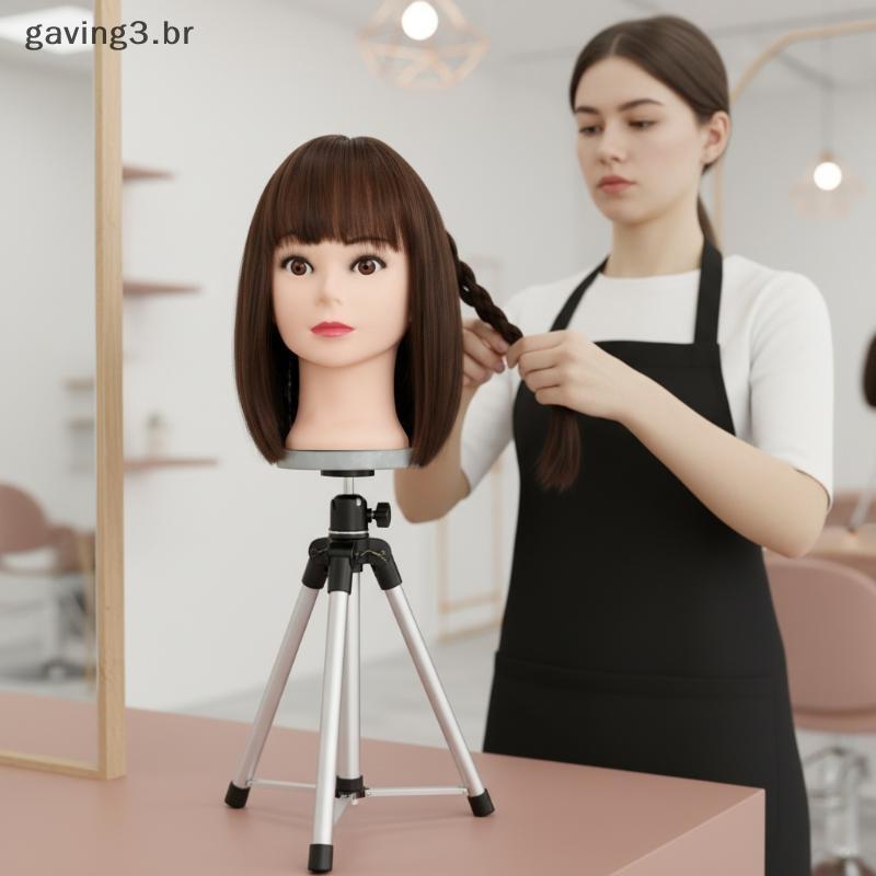 [GAVBR] Suporte De Cabeça De Treinamento De Manequim Para Fazer Perucas , Display De Salão De Cosmetologia Masculino Fem