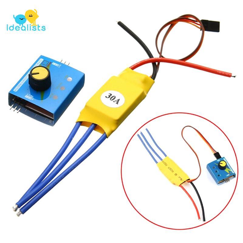 Idealistas 30a 12v dc 3 Fases Regulador De Velocidade Do motor Sem Escova De Alta Potência Controlador pwm Agradável