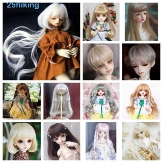 Caminhada Bjd SD Peruca , Bonecas Cabelo Vestir-Se Boneca De , 1/6 Falso Brinquedo Feminino Curto Bobo Para Meninas