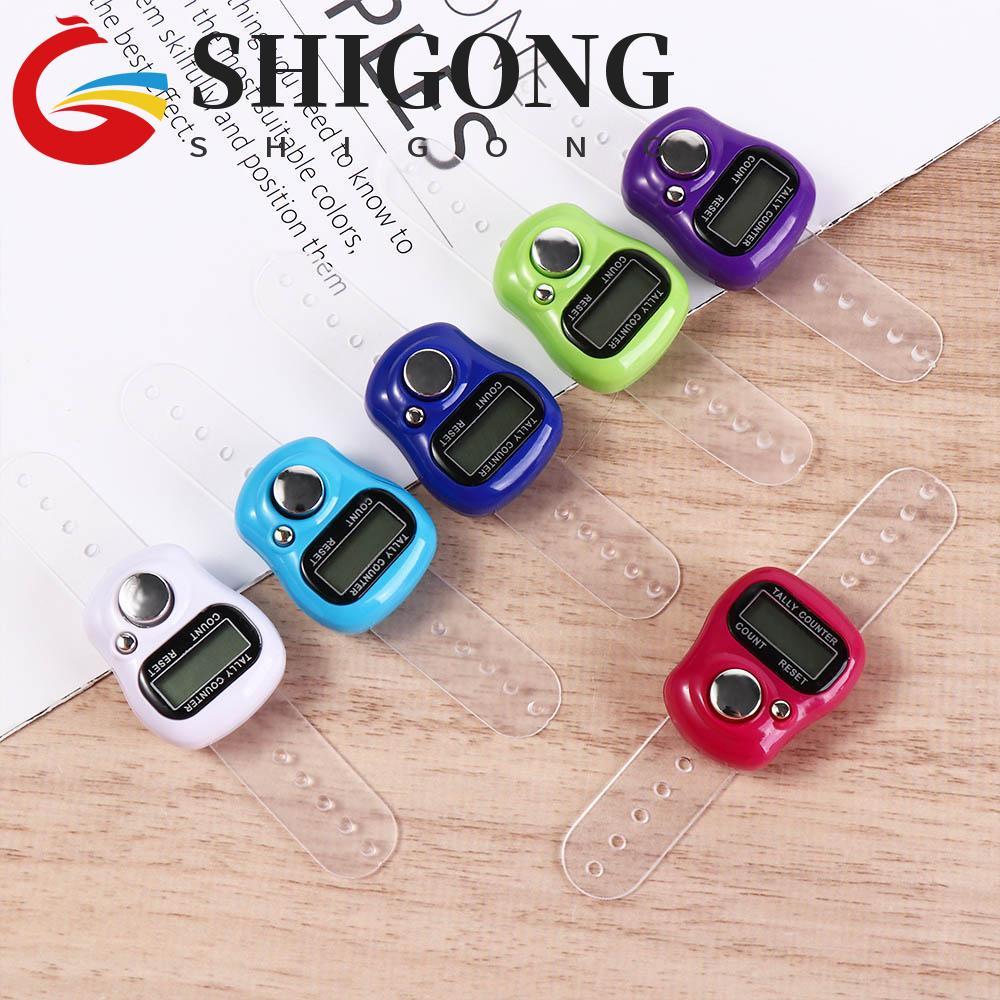 Contador De Contagem De Anel De Dedo SHIGONG , Mini Eletrônico De Linha De Tricô , Portátil