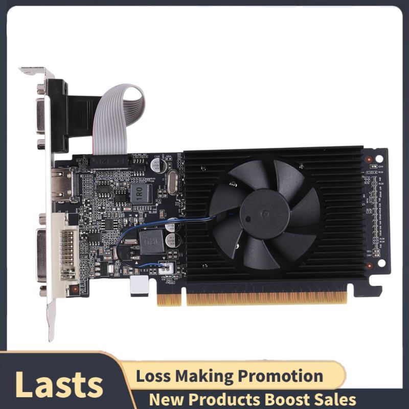 Placa Gráfica GT210 1GB GDDR3 64Bit PClE X16 2.0 GPU De Computador DVI-D + VGA + HD De Vídeo De Mesa