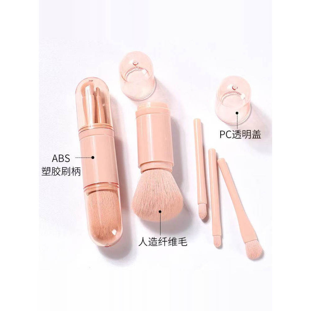 kit pincel maquiagem profissional kit pincel maquiagem Conjunto de 5 peças de pincel de maquiagem portátil conjunto de p