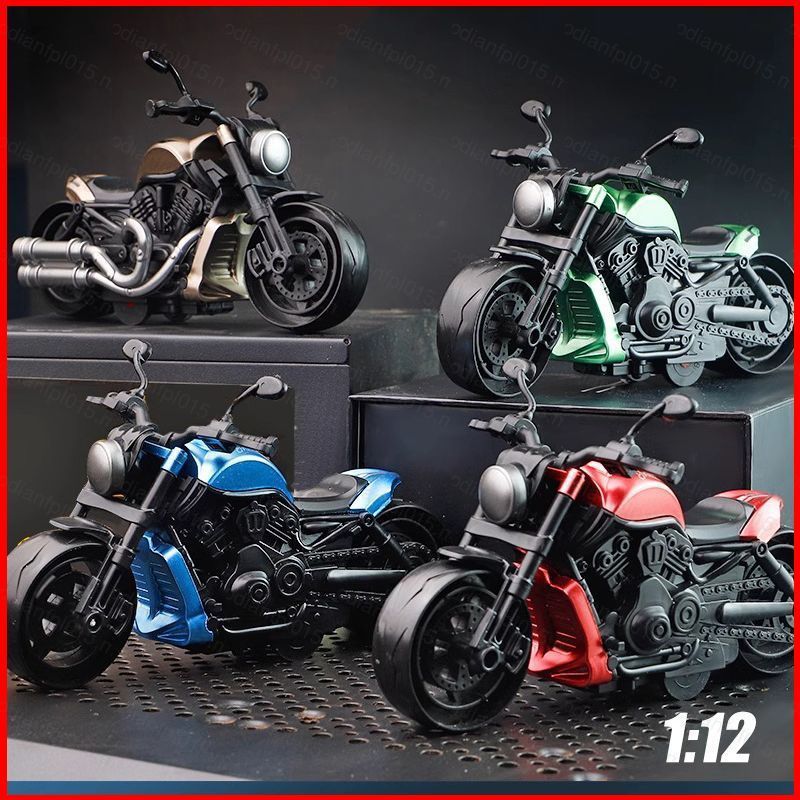 PF Simulação Harley Locomotiva Inercial Motocicleta Figura Brinquedos Presente Para Meninos Decoração De Casa