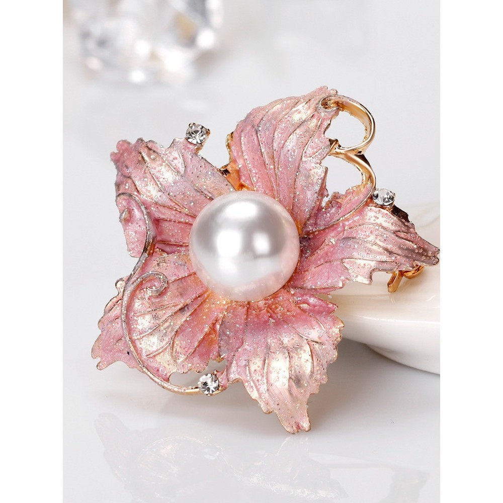 Broche de liga novo estilo moda flor broche de gotejamento de óleo moda sonhador requintado pintado acessórios de goteja
