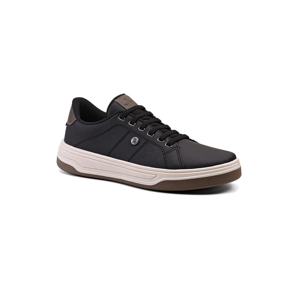 Tênis Casual Design Elegante Versátil Polo Wear Preto