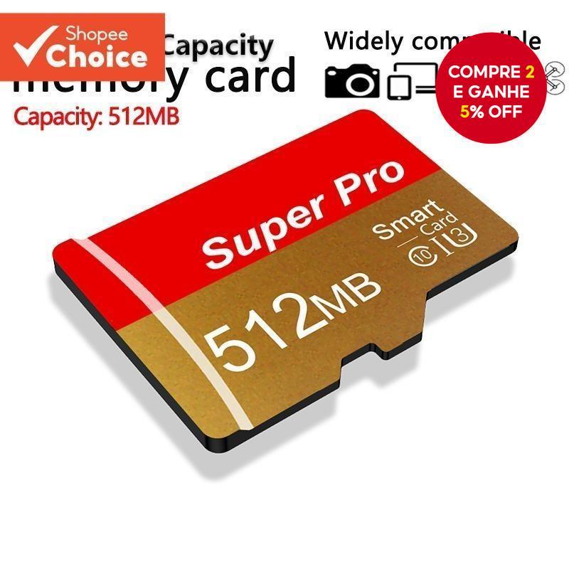 Original Mini De Alta Velocidade 512MB/256MB/128MB/64MB Cartão Micro SD/TF Câmera De Memória U3 Para Dispositivos Móveis