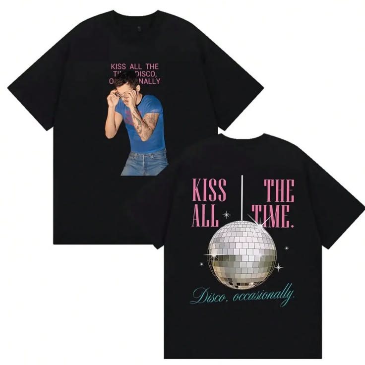 「Mina Hana」Camiseta Unissex Harry Styles Tema Estampa Moda Linda Confortável Premium Estilosa Tendência