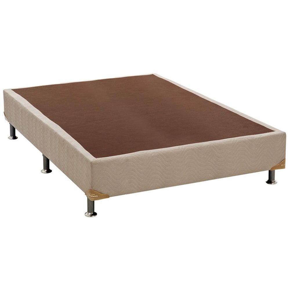 Cama Box Base Casal Universal Suede Clean (138x188x30) - Ortobom