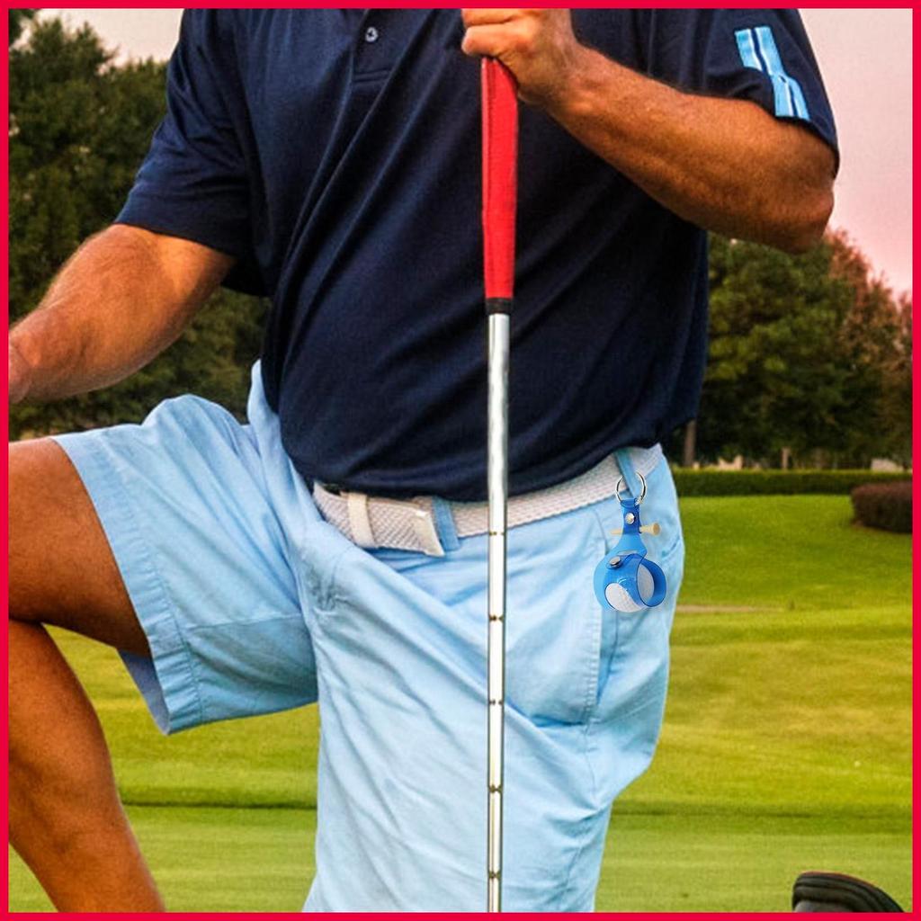 Saco De Bola De Golfe Titular Da Bolsa Chaveiro Cinto Clipe Transparente Protetor wonabr