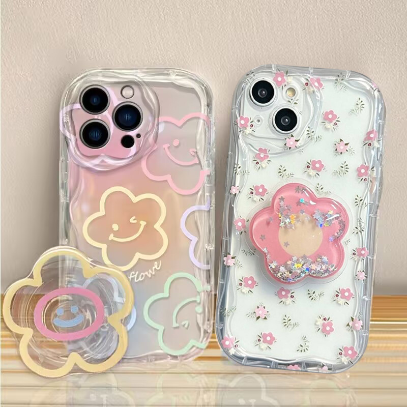 Sorriso Flor Suporte Caso Capa Para Xiaomi POCO X8 Max Pro X7 M7 15T F8 15 Ultra