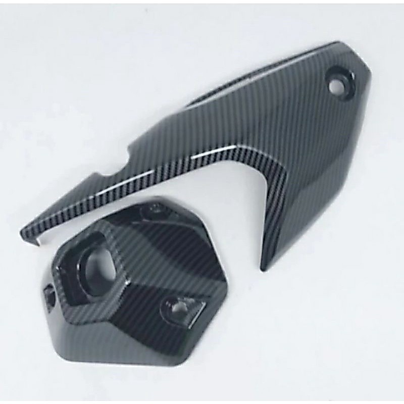 Pacote De Tampa De Escapamento E Funil De Exaustão Para ADV 160 150 Glossy Carbon
