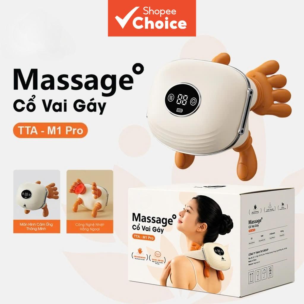Massageador de Mãos com Terapia de Calor Infravermelho para Alívio da Dor no Pescoço, Ombros e Costas