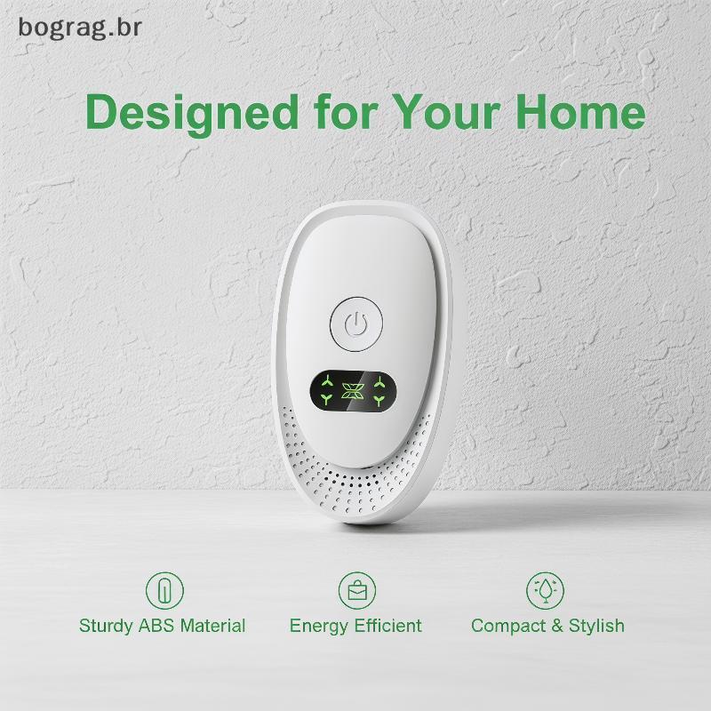 bograg Eua Ue Plug-In Purificador De Ar Gerador De Íons Negativos Ionizador Poeira Odor Remover Para Casa Banheiro Pet b