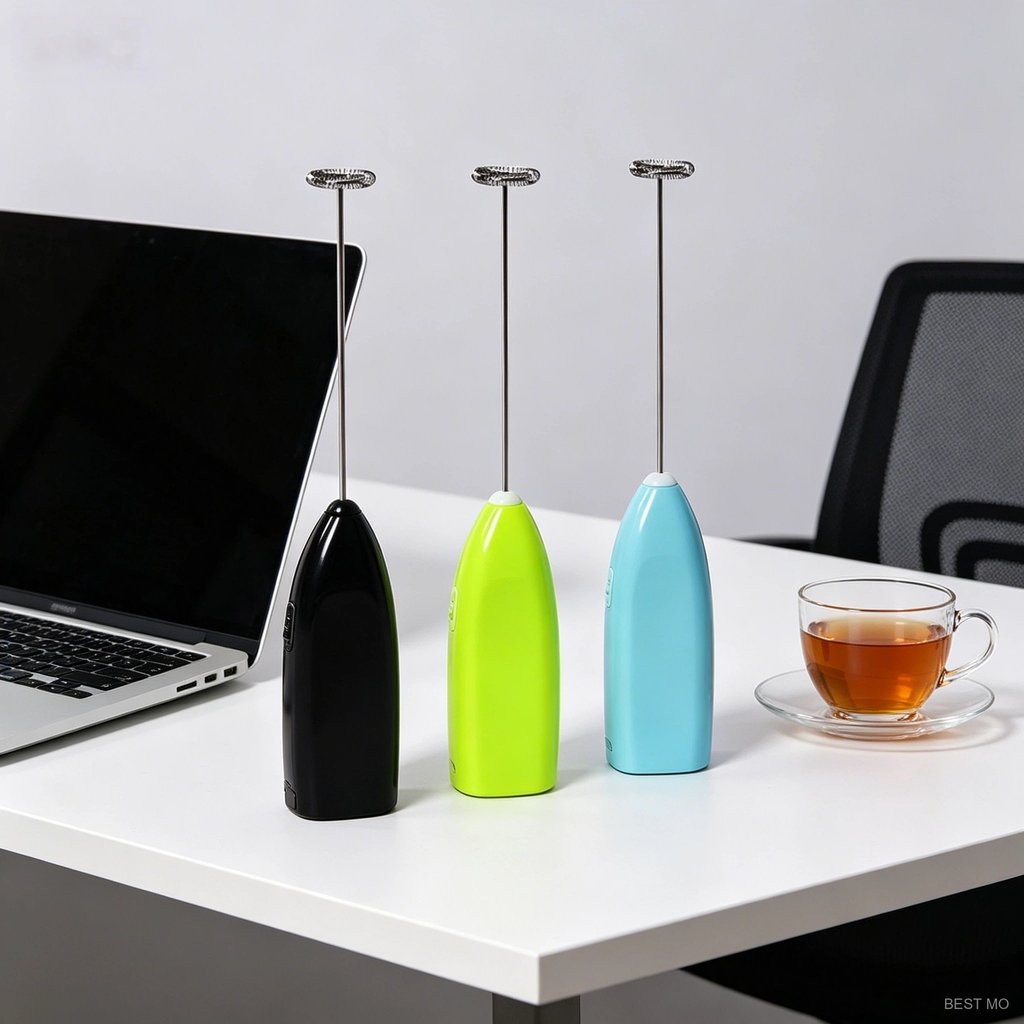 1 Pc Mixer Elétrico Portátil Espumador de Leite Café Cappuccino Bebidas Sem Fio
