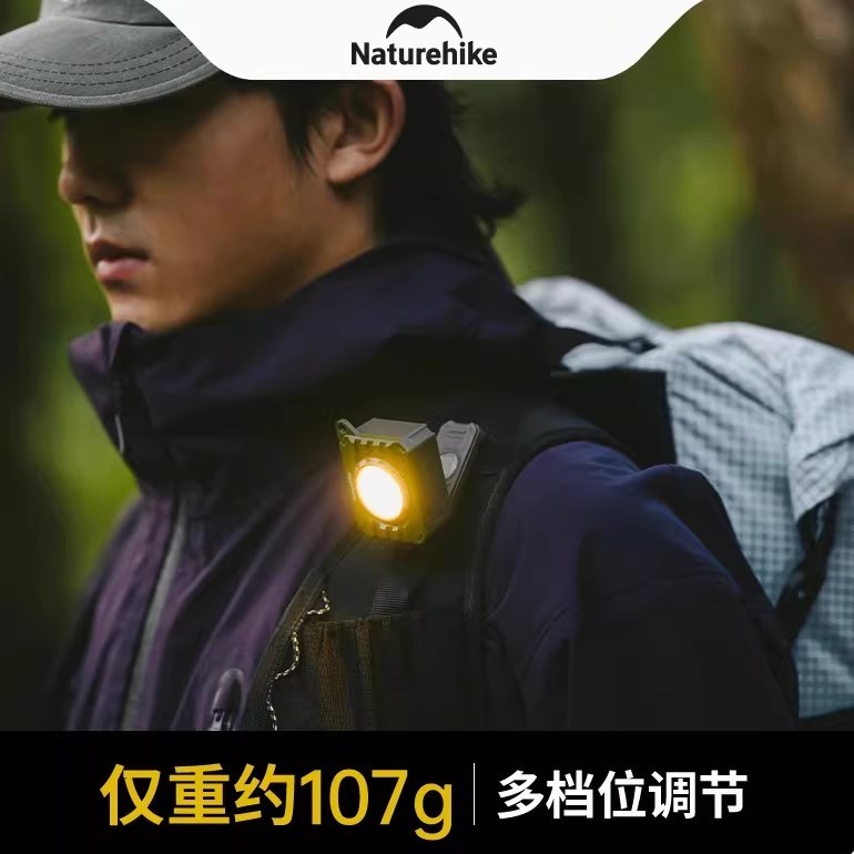 Norueguês ao ar livre farol caminhadas mochila luz montanhismo noite escalada leve destacável clipe traseiro mini holofo
