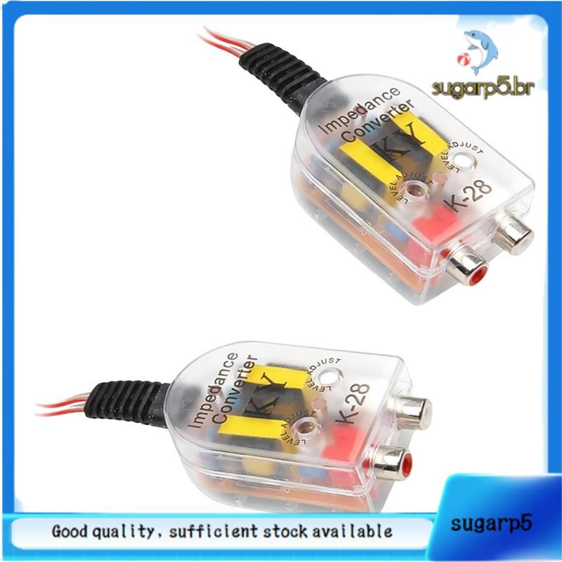 Conversor Estéreo De Áudio Do Carro Subwoofer Amplificador K-28 Adaptador De Saída De Alta Frequência Para Baixa