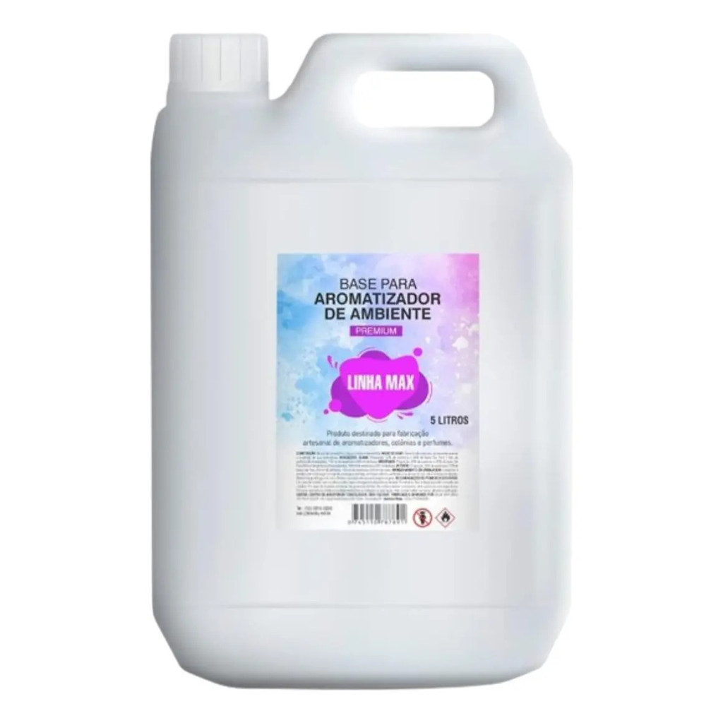Base Pronta Para Aromatizante Ambiente Perfume Fixador 5lts