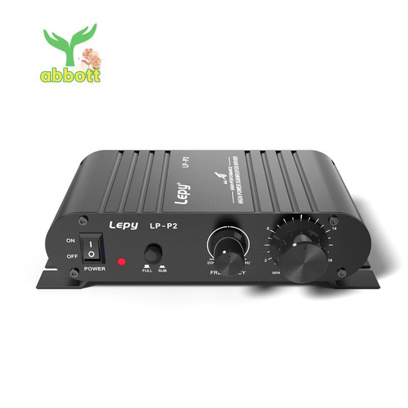 [Quick A] LP-P2 Mini Subwoofer Amplificador De Saída De Alcance Completo De 100 W Com Áudio Mono