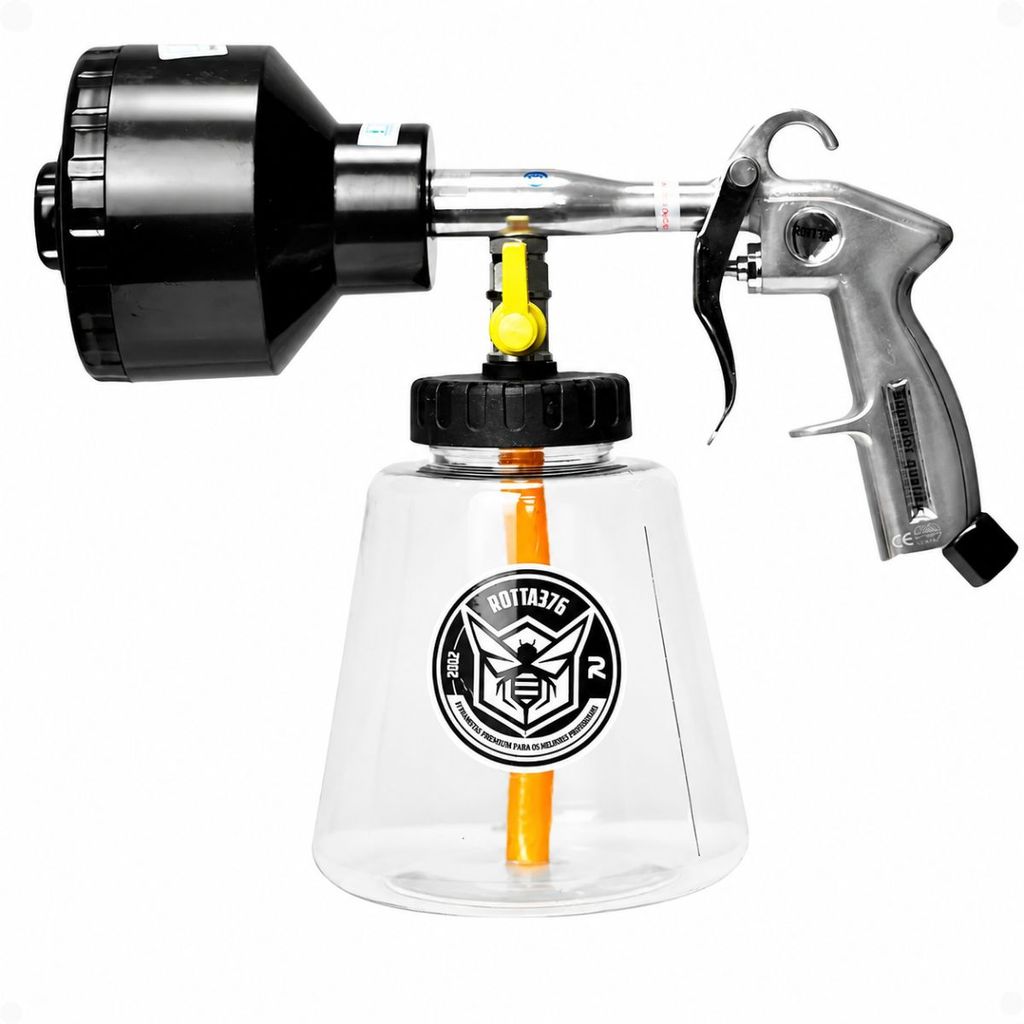 Pistola Tornador Shampoozeira Espuma Lava Rápido Pneumática