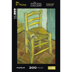 Quebra Cabeça 200 Peças A Cadeira - Van Gogh Mimo Toys 2600