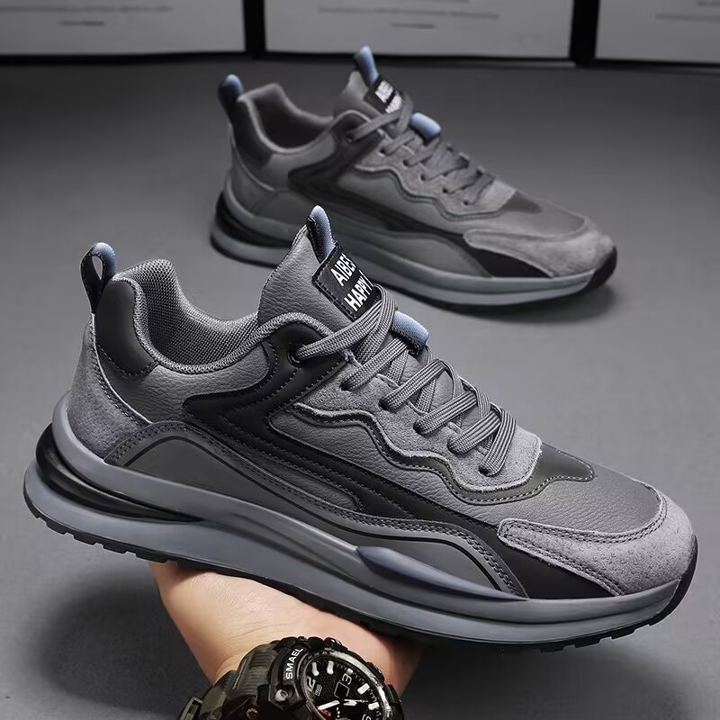 Tênis masculino 2026 primavera novo estilo sapatos masculinos adolescente na moda sapatos casuais masculinos resistentes