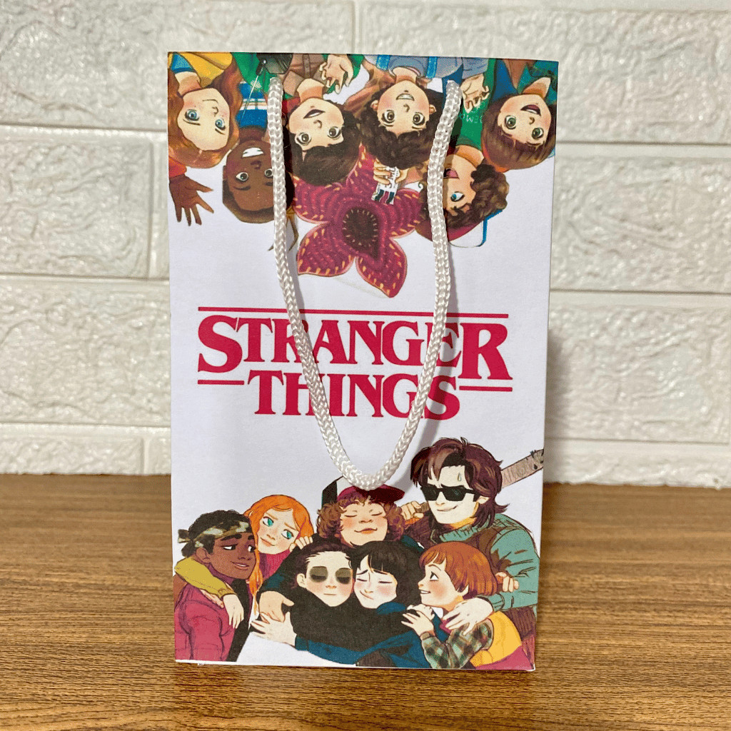 KIT PEGUE E MONTE SACOLINHAS PEGUE E MONTE para Festas Mimos Aniversário Lembrancinhas STRANGER THINGS