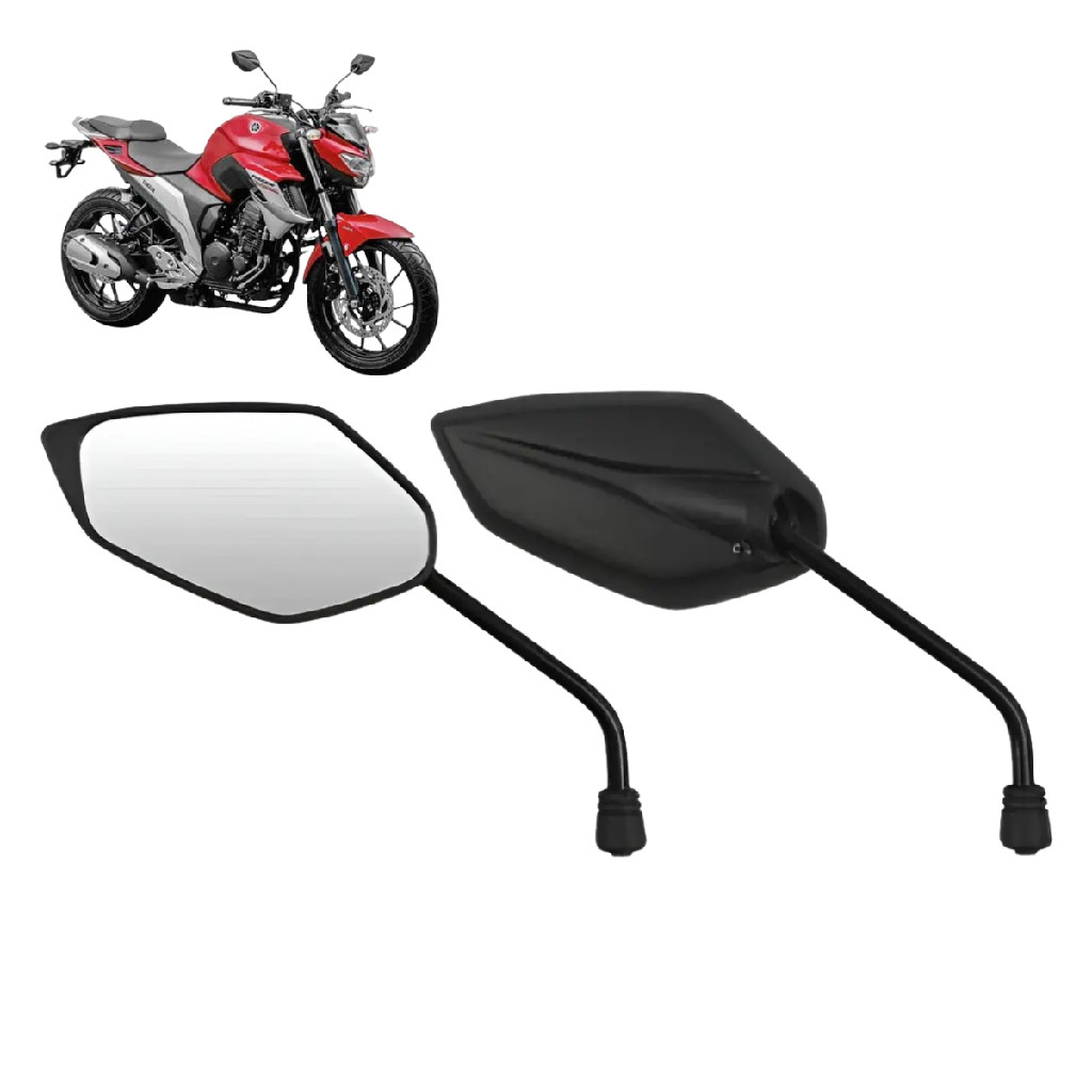 Par Espelho Retrovisor Fazer 150 Fazer 250 Factor150 Crosser 150