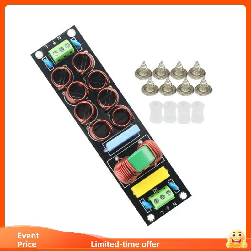 Filtro De Potência 4400W 20A Alimentação De Alta Frequência Fonte Placa Montada Para Amplificador De Alto-Falante De Áud