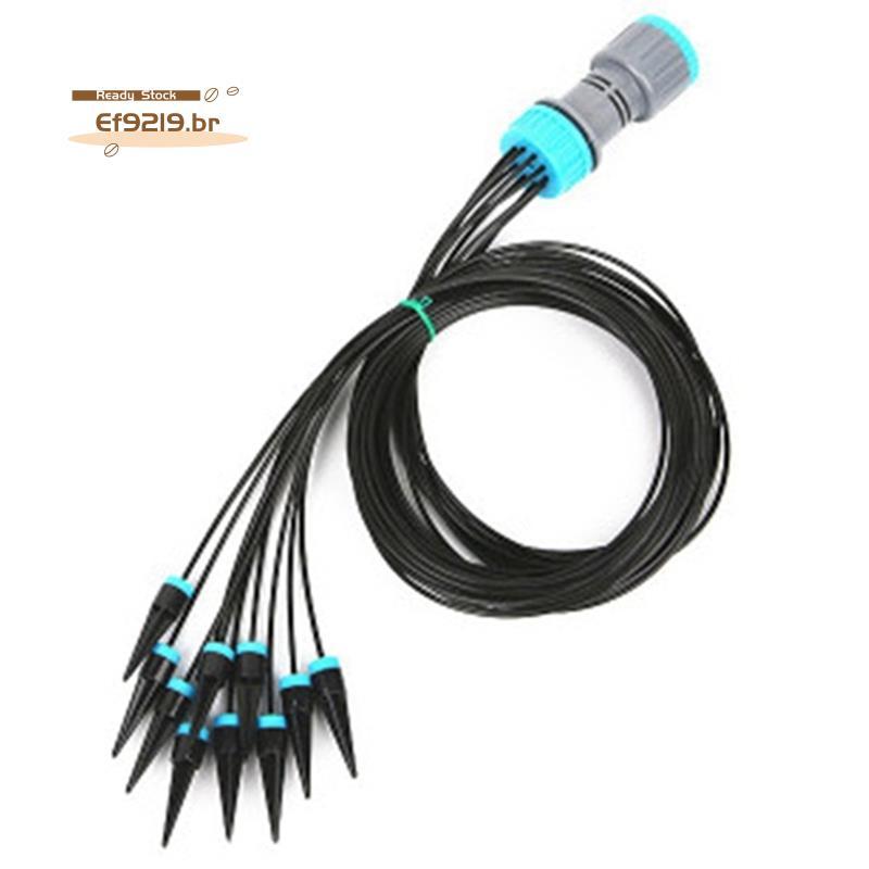 [Oferta Especial E] Sistema De Aspersão Com Economia De Água Kit De Irrigação Automática De Jardim 10 Cabeças De Gotejad