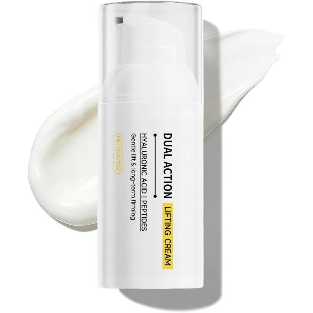 Efeito Lifting Instantâneo, Lifting de Dupla Ação com Peptídeos e Ácido Hialurônico, Firmador para o Rosto, Lifting Faci