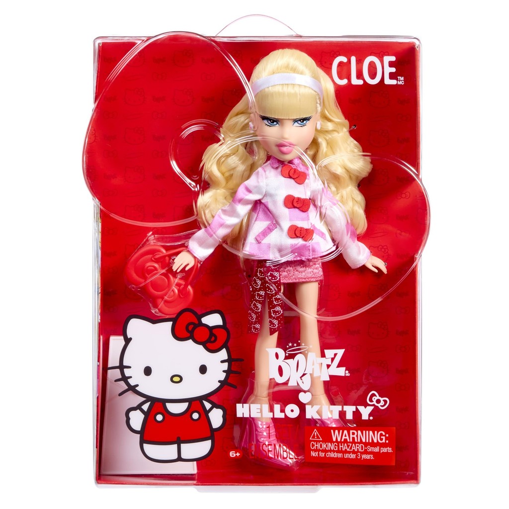 Boneca Fashion Bratz x Hello Kitty Cloe Sanrio Com Acessórios