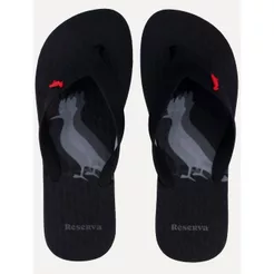 Chinelo Reserva Masculino Pica-Pau Blur Original Preto
