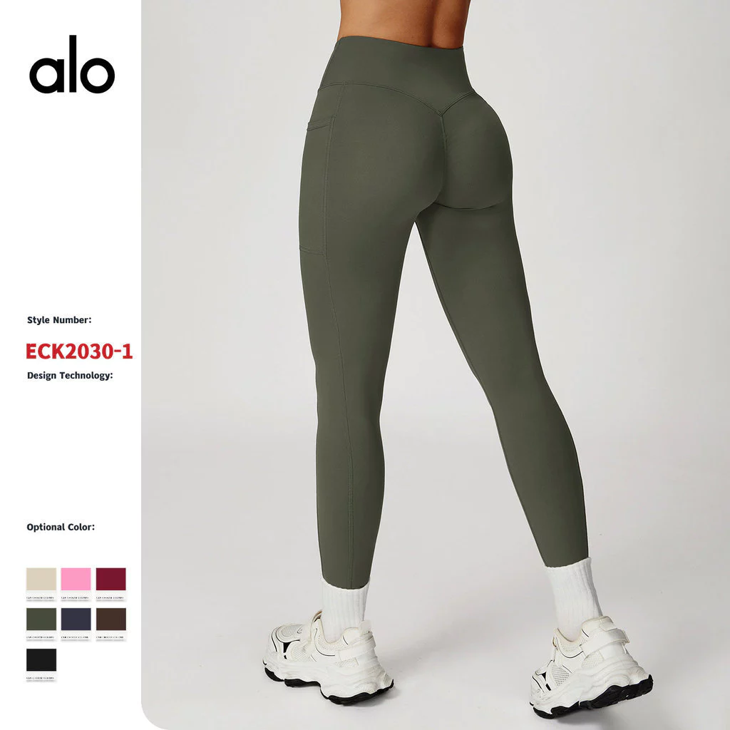 Nude cintura alta calças de yoga cintura cruzada Fitness yoga calças mulheres esportes ao ar livre correndo Leggings 203 — imagem 1